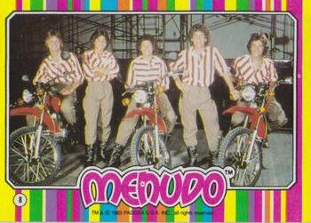 1983 Topps Menudo #8 38 - Johnny of Menudo: Not only is Johnny wi Front