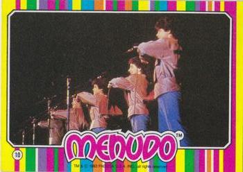 1983 Topps Menudo #10 36 - Menudo has also had succress in the fie Front