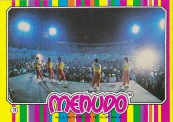 1983 Topps Menudo #31 23 - Miguel of Menudo: A fan of the great ou Front