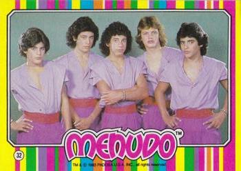 1983 Topps Menudo #32 3 - To fans of rock and roll, Menudo is a r Front