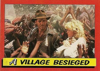 1984 Topps Indiana Jones and the Temple of Doom #13 A Village Besieged Front
