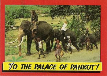 1984 Topps Indiana Jones and the Temple of Doom #16 To the Palace of Pankot! Front