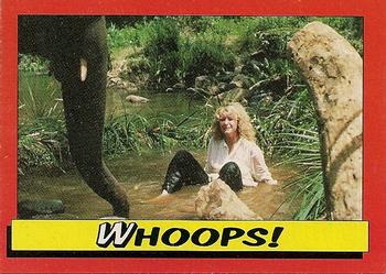 1984 Topps Indiana Jones and the Temple of Doom #17 Whoops! Front