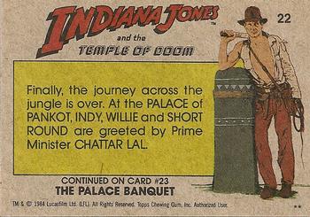1984 Topps Indiana Jones and the Temple of Doom #22 The Arrival Back