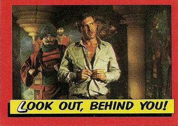 1984 Topps Indiana Jones and the Temple of Doom #29 Look Out, Behind You! Front