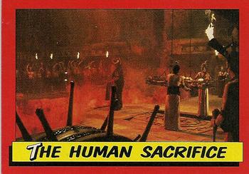 1984 Topps Indiana Jones and the Temple of Doom #38 The Human Sacrifice Front