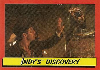 1984 Topps Indiana Jones and the Temple of Doom #41 Indy's Discovery Front