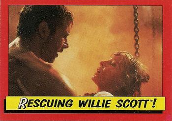 1984 Topps Indiana Jones and the Temple of Doom #52 Rescuing Willie Scott! Front
