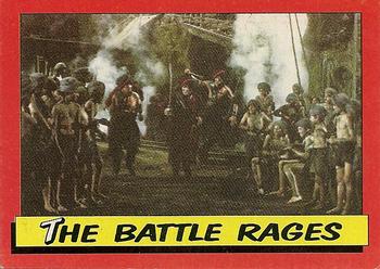 1984 Topps Indiana Jones and the Temple of Doom #55 The Battle Rages Front