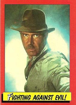 1984 Topps Indiana Jones and the Temple of Doom #56 Fighting Against Evil! Front