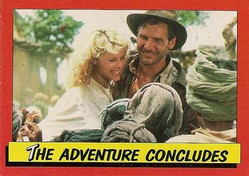 1984 Topps Indiana Jones and the Temple of Doom #87 The Adventure Concludes Front