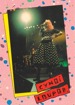 1985 Topps Cyndi Lauper #16 Captain Lou Albano, who managed wrestling grea Front
