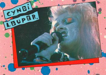 1985 Topps Cyndi Lauper #30 You can join Cyndi's fan club. Just write to: Front