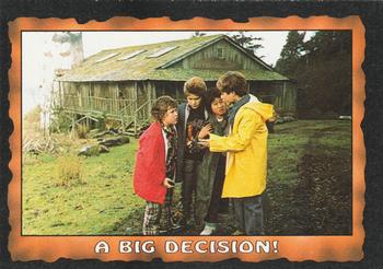 1985 Topps The Goonies #18 A Big Decision! Front