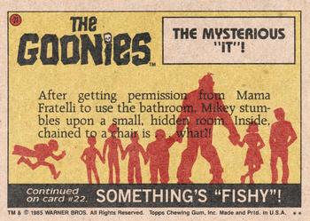 1985 Topps The Goonies #21 The Mysterious 