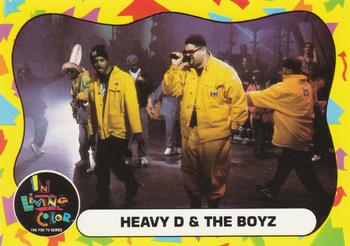 1992 Topps In Living Color #2 Heavy D & The Boyz Front