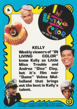 1992 Topps In Living Color #4 Kelly Back