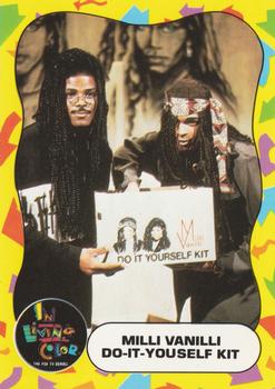 1992 Topps In Living Color #25 Milli Vanilli Do-It-Yourself Kit Front