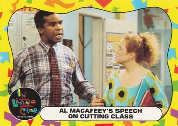 1992 Topps In Living Color #30 Al Macaffey's Speech on Cutting Class Front