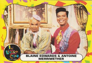 1992 Topps In Living Color #34 Blaine Edwards & Antoine Merriweather Front