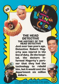 1992 Topps In Living Color #60 The Head Detective Back