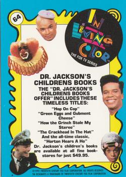 1992 Topps In Living Color #64 Dr. Jackson's Childrens Books Back