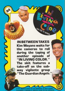 1992 Topps In Living Color #84 In Between Takes Back