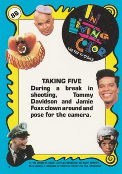 1992 Topps In Living Color #86 Taking Five Back