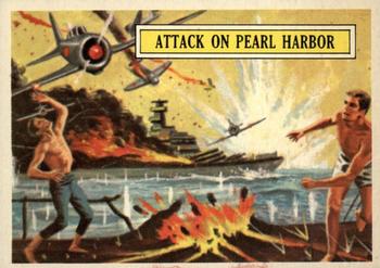 1965 Topps Battle: The Story of World War II #2 Attack on Pearl Harbor Front