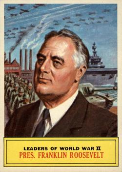 1965 Topps Battle: The Story of World War II #63 Pres. Franklin Roosevelt Front