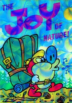 1994 Topps The Ren & Stimpy Show All Prismatic #13 The Joy of Nature Front