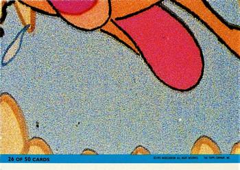 1994 Topps The Ren & Stimpy Show All Prismatic #26 The Ren & Stimpy Show Back