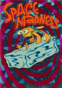 1994 Topps The Ren & Stimpy Show All Prismatic #44 Space Madness Front