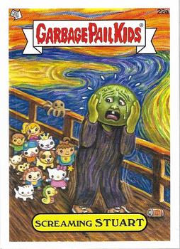 2012 Garbage Pail Kids Brand New Series #22a Screaming Stuart Front