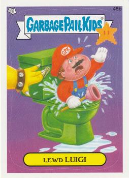2012 Garbage Pail Kids Brand New Series #45b Lewd Luigi Front
