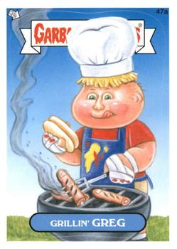 2012 Garbage Pail Kids Brand New Series #47a Grillin' Greg Front