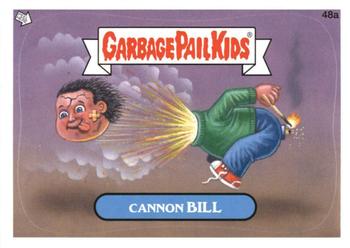 2012 Garbage Pail Kids Brand New Series #48a Cannon Bill Front