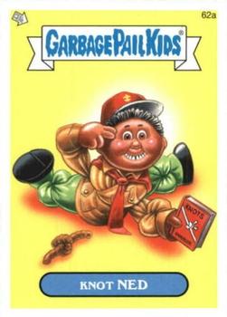 2013 Garbage Pail Kids Brand New Series 2 #62a Knot Ned Front