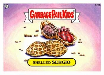 2013 Garbage Pail Kids Brand New Series 3 #173b Shelled Sergio Front