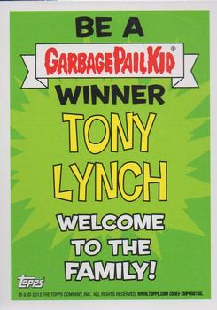 2013 Garbage Pail Kids Brand New Series 3 #179a Tasted Tony Back