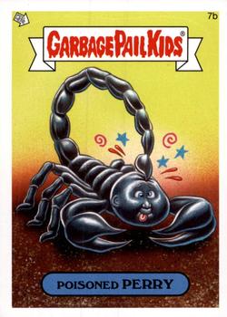 2014 Topps Garbage Pail Kids Series 1 #7b Poisoned Perry Front