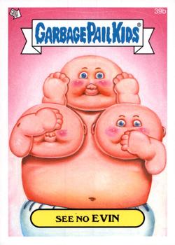 2014 Topps Garbage Pail Kids Series 1 #39b See No Evin Front