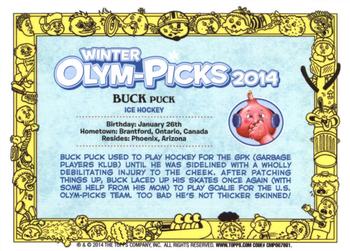 2014 Topps Garbage Pail Kids Series 1 #58a Buck Puck Back