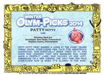 2014 Topps Garbage Pail Kids Series 1 #61a Patty Putty Back