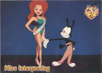 1995 Topps Animaniacs #3 Miss Interpreting Front