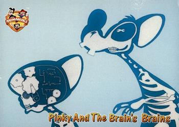 1995 Topps Animaniacs #36 Pinky And The Brain's Brains Front