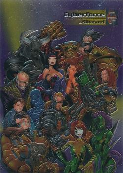 1995 Topps Cyber Force All-Chromium #3 Cyberforce Front