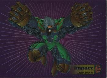 1995 Topps Cyber Force All-Chromium #6 Impact Front