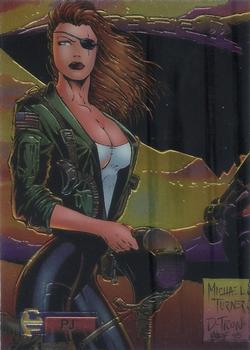 1995 Topps Cyber Force All-Chromium #31 P.J. Front