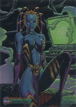 1995 Topps Cyber Force All-Chromium #60 Mother May I Front